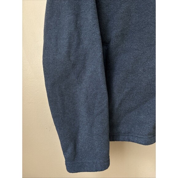 Columbia Women’s Size S Navy Blue Fleece Jacket Zip Up Long Sleeve Outdoor Warm - Picture 3 of 8